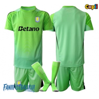 Aston Villa Portarii Echipament de Fotbal Replică 2025-26 Copii Deplasare (+ Șorturi)